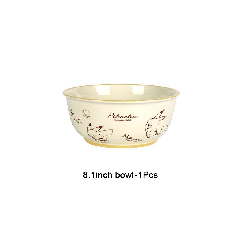 SHUNXIANG Ceramic tableware Cartoon pattern Ceramic Bowl & plate Underglaze Color Double Ear Soup Bowl Noodles Bowl Dining plate