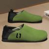 Men's Fashi Trend Casual Low Top Single Shoes 2026 Autumn New Ccise Versatile Lightweight Comfortable Slip  Flat Sneakers