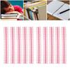 10Pcs Binding Spines Spirals Coils Combs 30 Holes Plastic Strip for Loose Leaf 1Celsius2in Diameter
