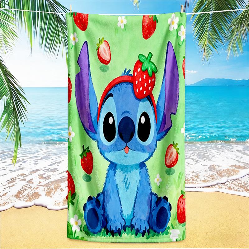 1pc Strawberry Stitch Adventure beach towel,quick drying absorbent beach towel,outdoor sports swimming beach towel,Soft and comfortable Y7169 70cmx140cm(27x55inch)