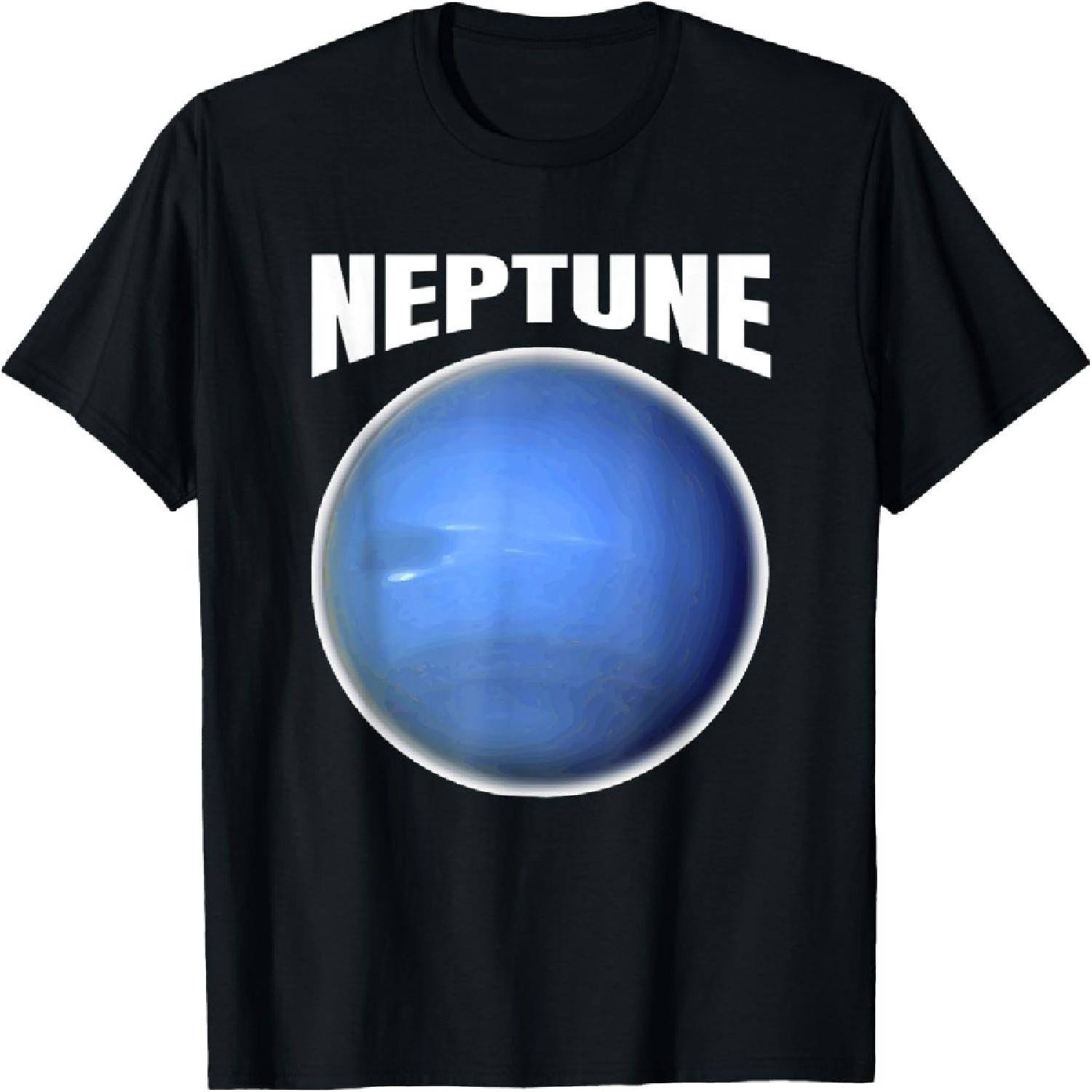 Neptune Design - Футболка с принтом «Научная планета. Космос» S