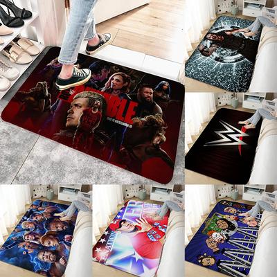Disney WWE Wrestling Star ART Door Mats Living Room Balcony Bath Bedroom Entrance Carpet Anti-slip Modern Home Decor Rug