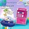 Kid's Smart Spaceship Money Box: Realistic UFO with Face & Fingerprint Recognition, Sound & Light Features