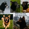 Elastic Dog Face Mask Soft Warm Breathable Dog Calming Earmuffs Anti-Freezing Comfortable Pet Head Cover Pet Supplies