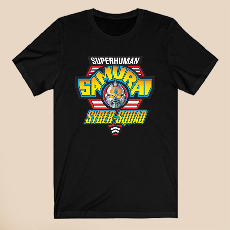 Superhuman Samurai Syber Squad MenS Black Size S 5Xl T shirt