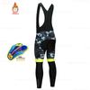 2025 Raudax Camouflage Winter Thermal Fleece Cycling Clothes Men's Jersey Suit Outdoor Riding Bike MTB Clothing Bib Pants Set
