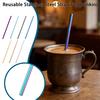 Reusable Stainless Steel Straw For Drinking Coffee Fruit Juice Drinks