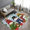 Christmas Santa Snowman Carpet for Living Room Decor Sofa Table Large Area Rugs Bedroom Bedside Floor Mat Christmas Decoration