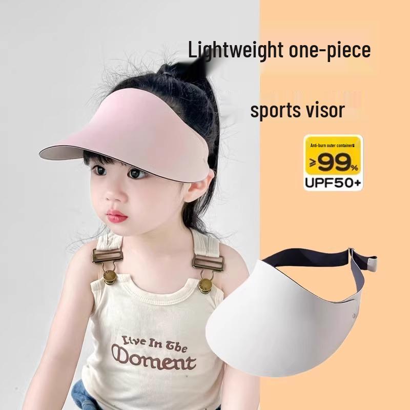 Children's Seamless Open-Top Sun Hat: Outdoor Baseball & Duckbill Cap for Boys