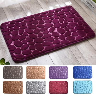 3D Three-dimensional Carpet Floor Mat Bathroom Water Absorption Anti-skid Mat