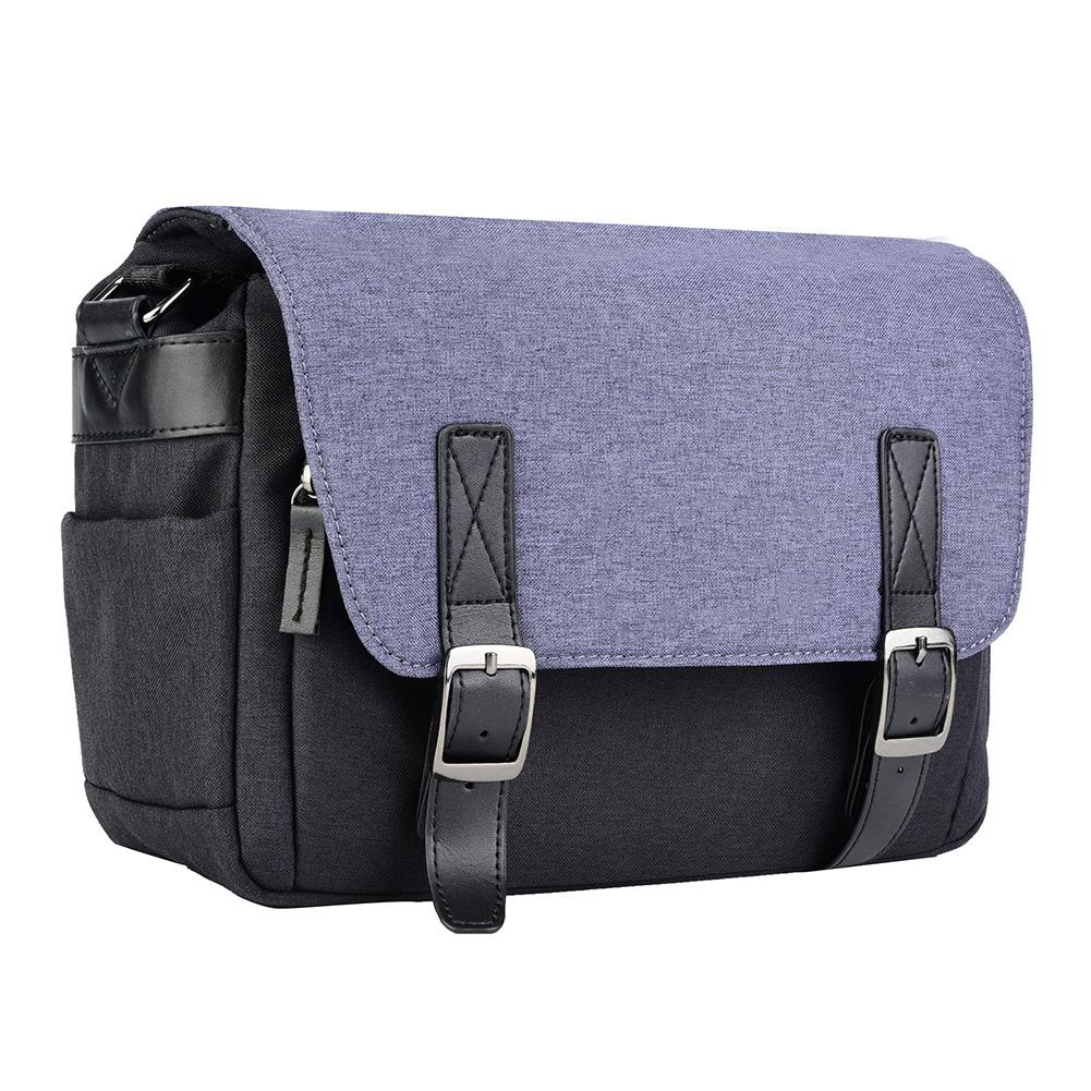 Camera Shoulder Bag Portable Case for NaCanon NaSony(blue)