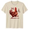 Funny Chicken TShirt Im Not Chicken Im Just Poultry In Motion Tee