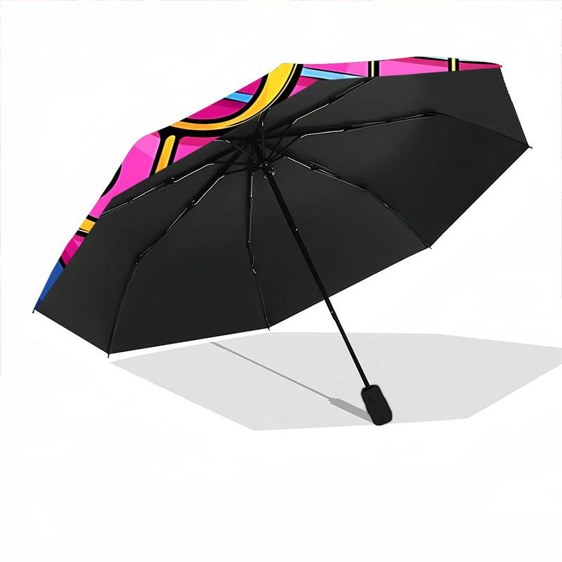 1pc Musical Notes Folding Umbrella | Elegant Design, Fashionable Accessory, Durable Construction, Sturdy Ribs Yy251107111
