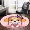 1pc Paw9 Carpet, Round Rug, Comfortable, Suitable for Entryways, Living Rooms, Office, And Bedrooms, Christmas Decoration