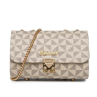Fashion Chain Single Shoulder Armpit Bag New Women's Bag Light Luxury Printed Small Square Bag Portable Messenger Bag