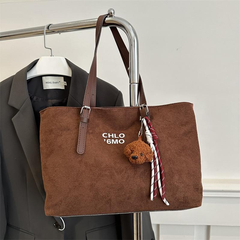 Spring High-value Big Bag 2025 New Commuter Leisure Messenger Shopping Bag Large-capacity Beautiful Shoulder Tote Bag