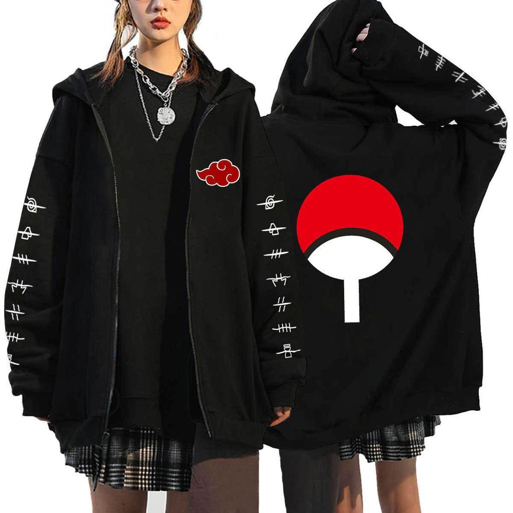 [] Popular animation NARUTO Naruto trendy brand zipper sweater casual cardigan jacket