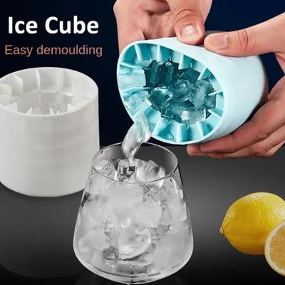 Eiskübel, Becherform, Eiswürfelschale, Lebensmittelqualität, schnell einfrierender Silikon-Eisbereiter
