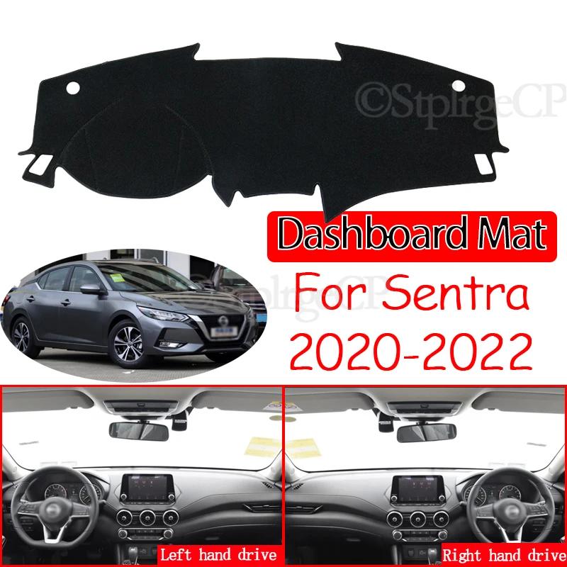 Sunshade Dashmat Carpet Dash Anti-UV Car Accessories Rug for Nissan Sentra 2020 2021 2022 B18 Anti-Slip Mat Dashboard Cover Pad