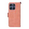 For Motorola Edge 60 Fusion 5G Leather Case Magnetic Closure Wallet Stand Phone Cover with Crossbody Strap