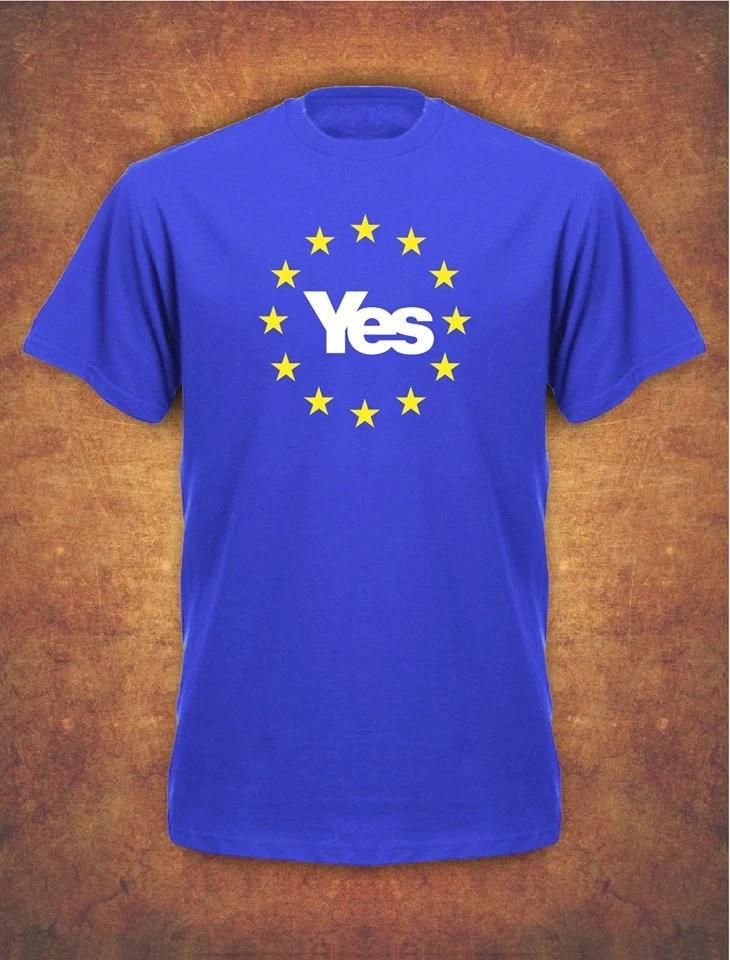 Yes Scotland EU Brexit Referendum Scottish Independence T- Shirt Royal Blue 2XL