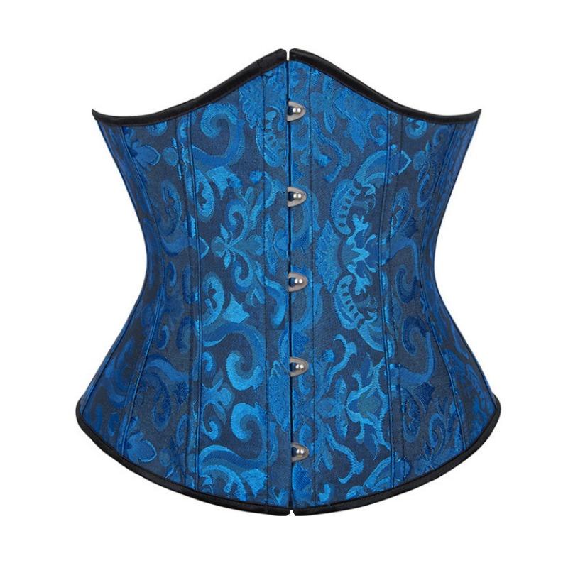Women Solid Buckle Waist Trainer Corset Tummy Control Slimming Body Shaper