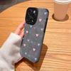 Colorful Heart-shaped Pattern Phone Case Suitable for iPhone17 16 15 14 13 12 11Pro/Max/Plus Anti Drop and Shockproof Back Cover