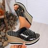 Peep Toe Women Wedge Sandals Summer Fashion Platform Sandals Woman Luxury Thick Sole Roman Designer Shoes Women Zapatos De Mujer