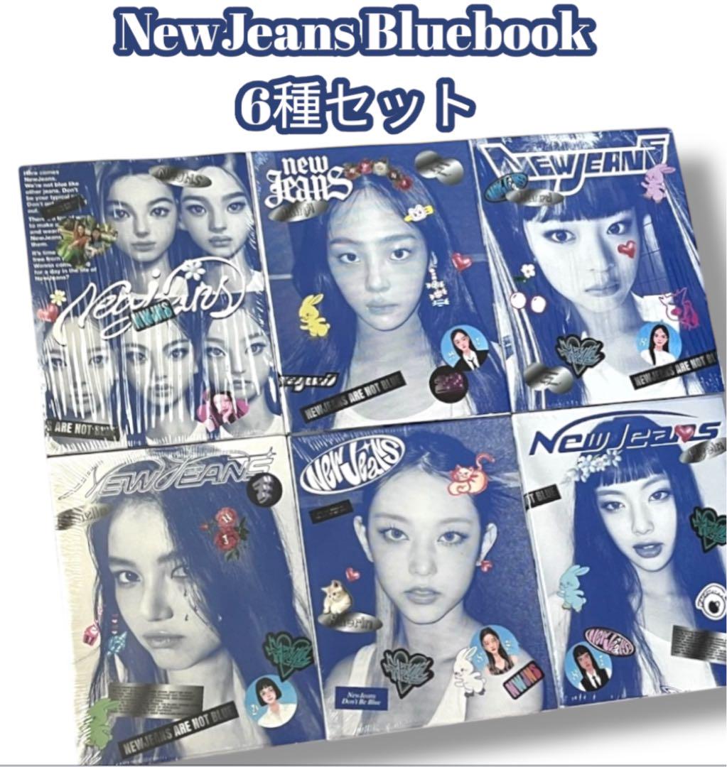 

[USED] NewJeans 1st Bluebook 6-piece set with stickers