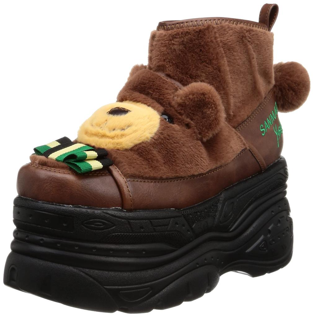 Yosuke Platform Shoes, 2601145, Women's, Brown Combination, Size 23.5 cm