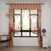 Modern Polyester Curtains With Large Peony Pattern For Living Room Bedroom