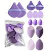 14-Piece Super Soft Makeup Sponge Set - Non-Absorbent Puff for Flawless Application