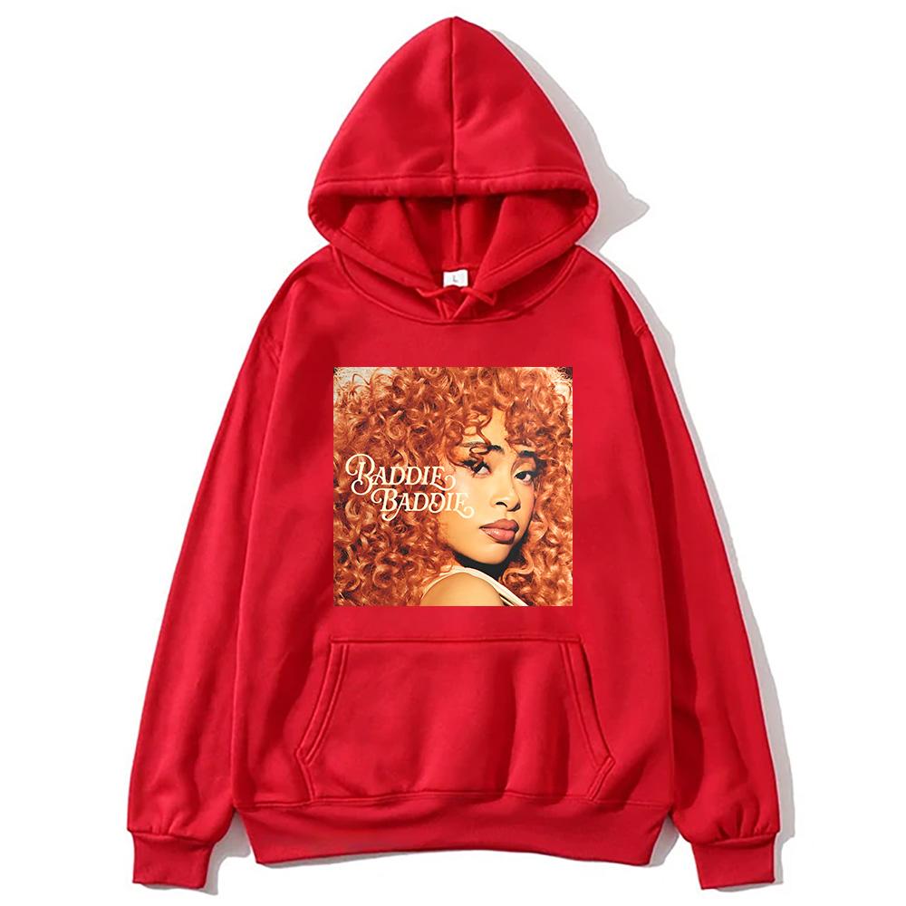 Ice Spice Baddie Baddie Pullover Mode Harajuku Ästhetische Hoodies Damen Herren Hip Hop mit Kapuze Streetwear Grafik Kleidung