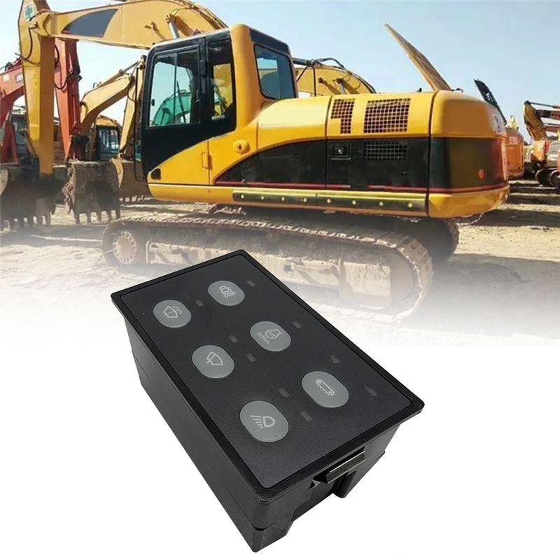 Portable 163-6701 Excavator Headlight Wiper Controller Control Panel Part For Excavator Caterpillar CAT320C E312C E311C TOSD-16B