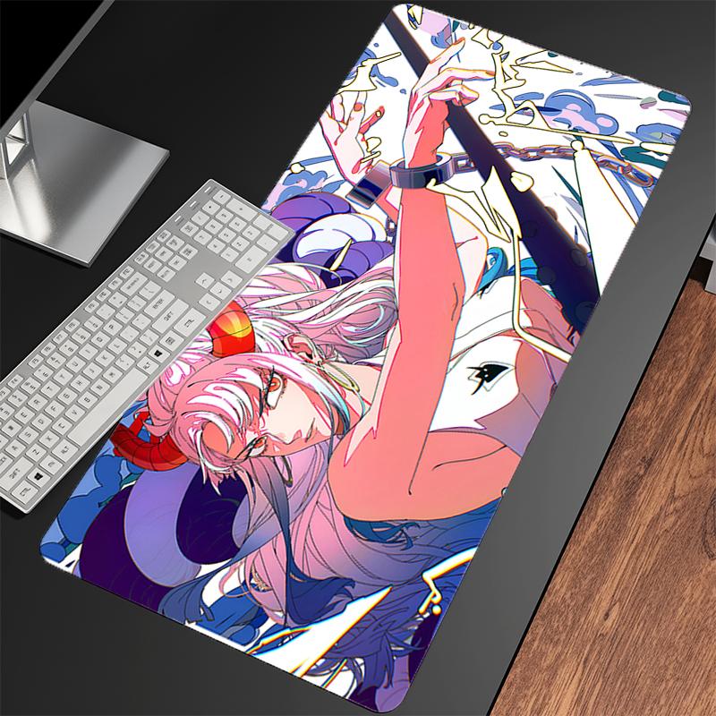 Mouse Pad Large Pc Computer Desk Mat Oone Ppiece Yamato Cute Anime Mousepad Nonslip Keyboard Pad Gamer Accessories Table Pad