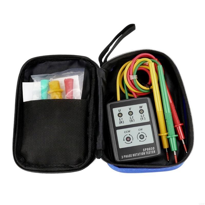 

3 Phase Sequences Rotation Tester, Phase Sequences Presences Rotation Tester Detectors Meter with LED 60V-600V China Mainland