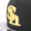 [New Era] Cap, Japanese Professional Baseball, Fukuoka SoftBank Hawks, ML, 950 NPB SOFHAW BLK ORG 25J