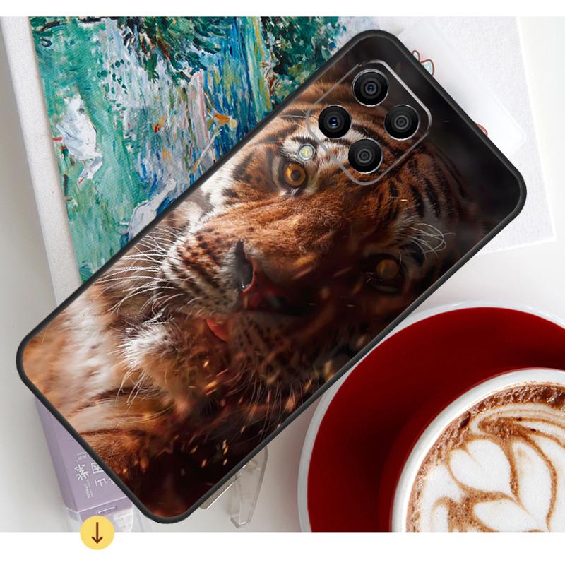 Tiger Face Case For Samsung Galaxy M15 M21 M31 M55 M56 M36 M16 M06 M13 M33 M53 M12 M32 M52 M14 M34 M54