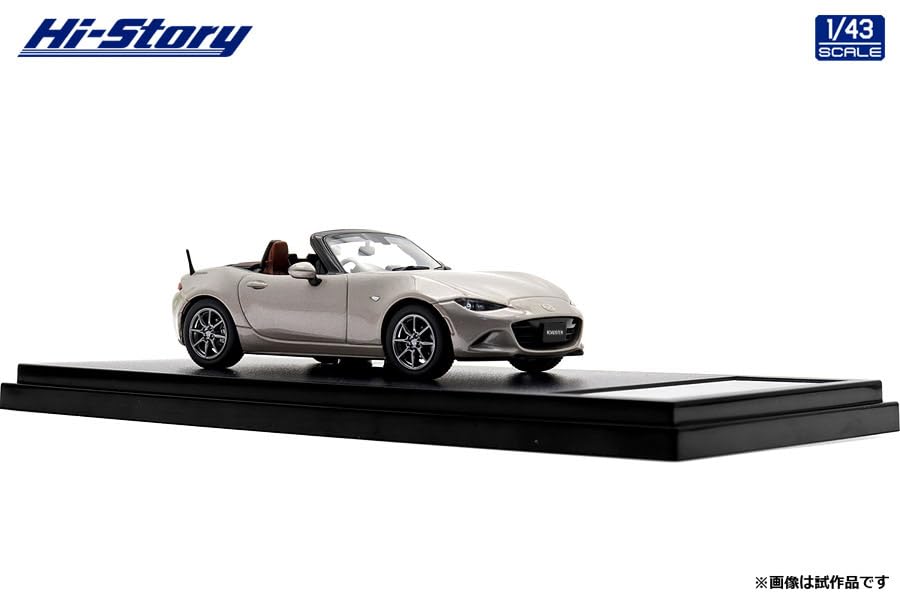 Hi Story Mazda Roadster Brown Top Platinum Quartz Metallic 1/43 (2022) (Finished Product)