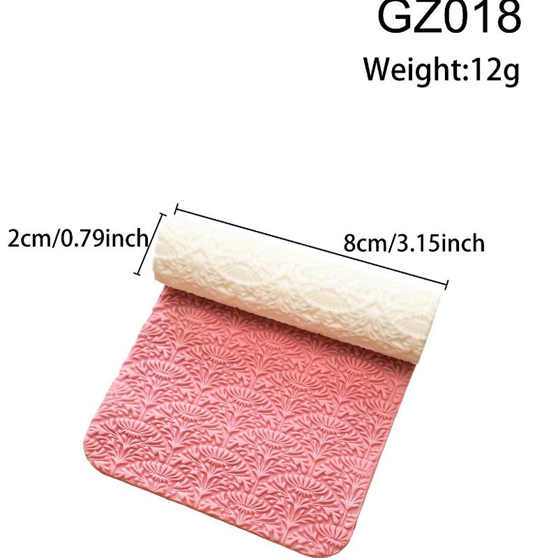 DIY Polymer Clay Texture Roller, Roller for Polymer Clay Earrings Jewelry, Embossing Pottery Texture Rollers for Jewelry Making