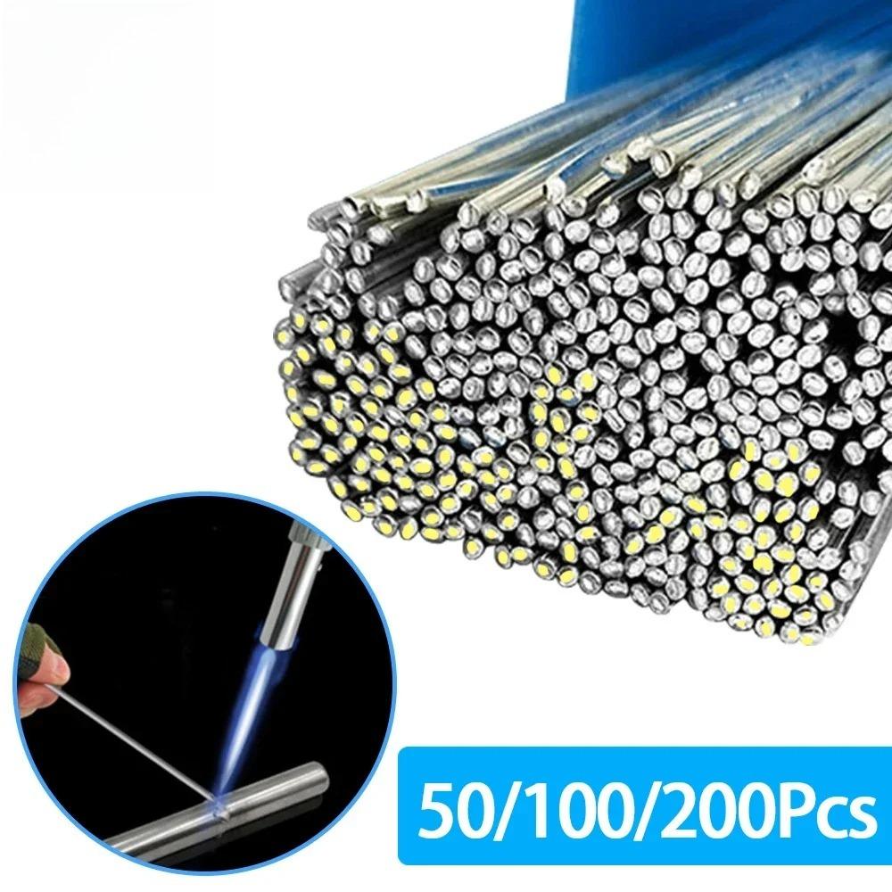 50-200Pcs Low Temperature Easy Melt Aluminum Welding Rods Weld Bars Cored Wire Rod Solder Tin Flux for Soldering Aluminum