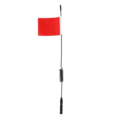 Model Antenna L29cm Simulation Signal Line with Flag for RC Climbing Car (Red)