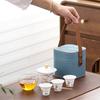 Ceramic Suet Jade Porcelain Portable Travel Tea Set Cup Souvenir Practical Gift Small Gift