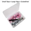 Universal Vacuum Tyre Repair Nail Kit Anti-Corrosion Rubber Nails Puncture Fix Set for Motorcycle Car Farm Vehicle Use