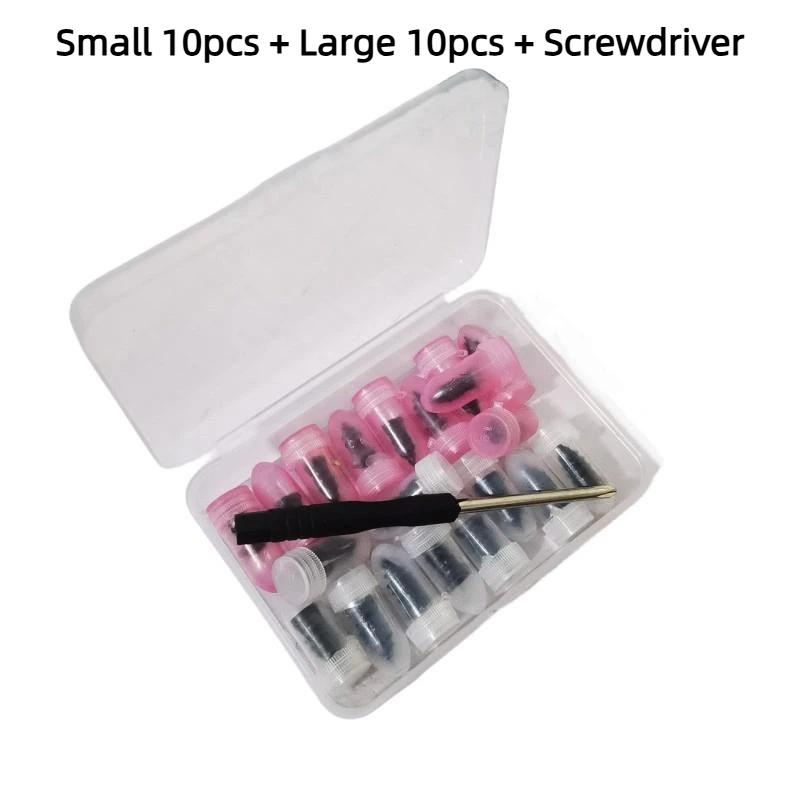 Universal Vacuum Tyre Repair Nail Kit Anti-Corrosion Rubber Nails Puncture Fix Set for Motorcycle Car Farm Vehicle Use