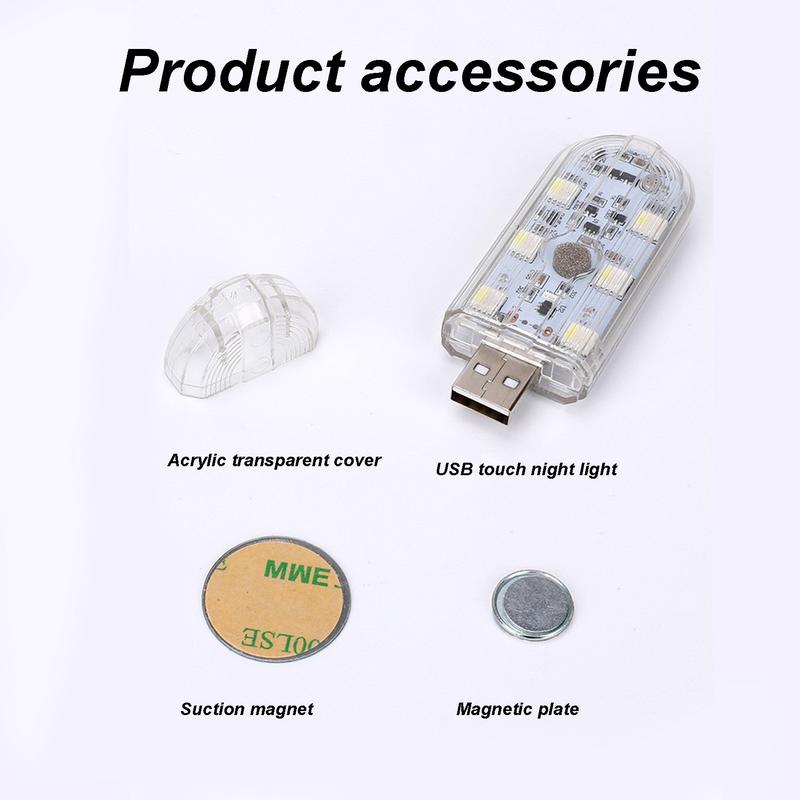 LED-Blinklichter fürs Auto, hohe Helligkeit, 7 Farben, LED-Antikollisionslicht, wiederaufladbarer Umgebungslichtsensor über USB