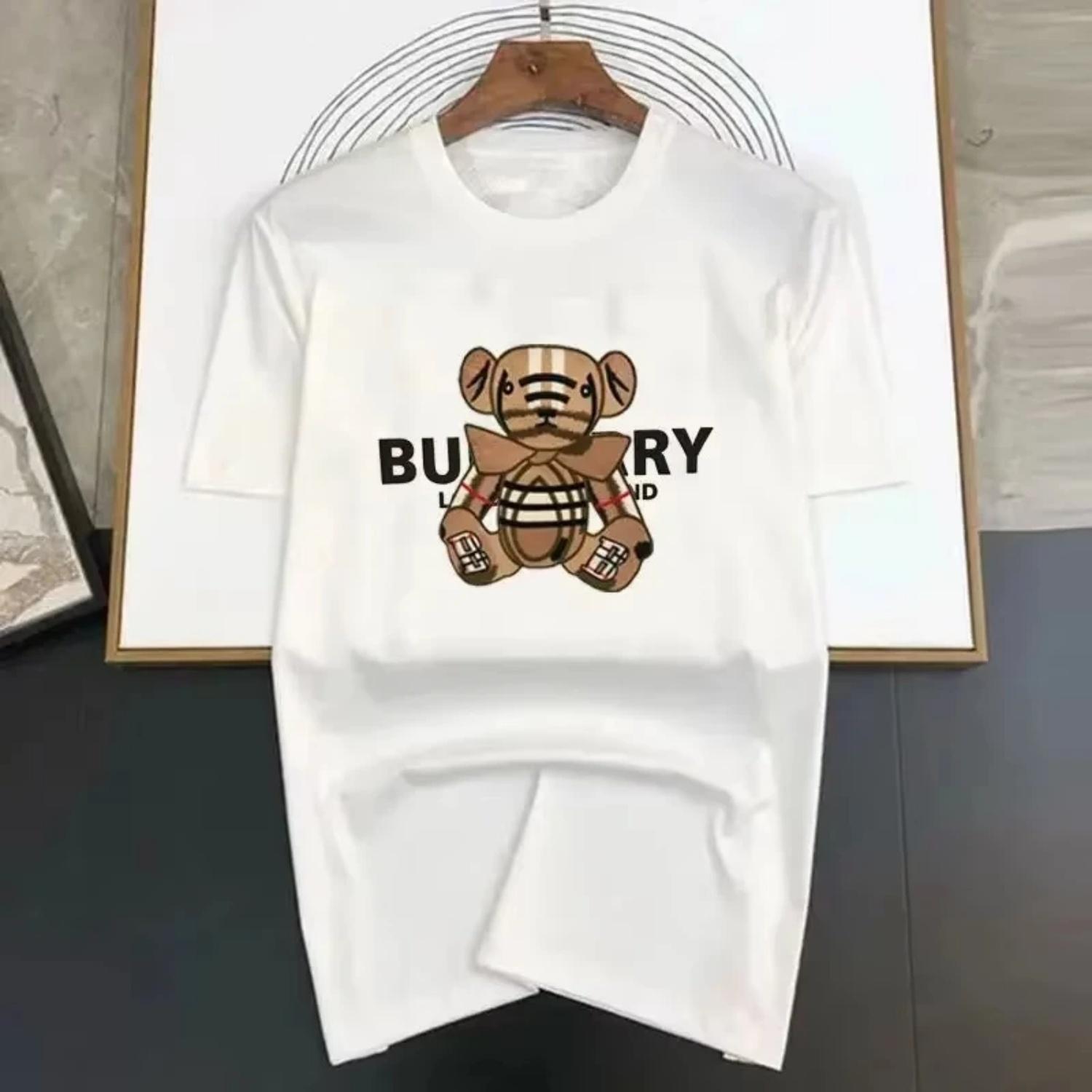 

2026 Spring_Summer New Fashion T-Shirt - Men s Casual Fashion Summer Round-neck T-Shirt Pure Cotton Shirt with Letter Print S чёрный