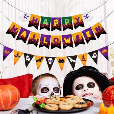 Halloween Banner Party Decoration Hanging Decor for Home