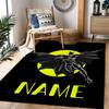 Looney Taz Art Personalized Name Carpet Design for Decorate room Entryway Study room Balcony Anti-slip Rug Anime Office Decor
