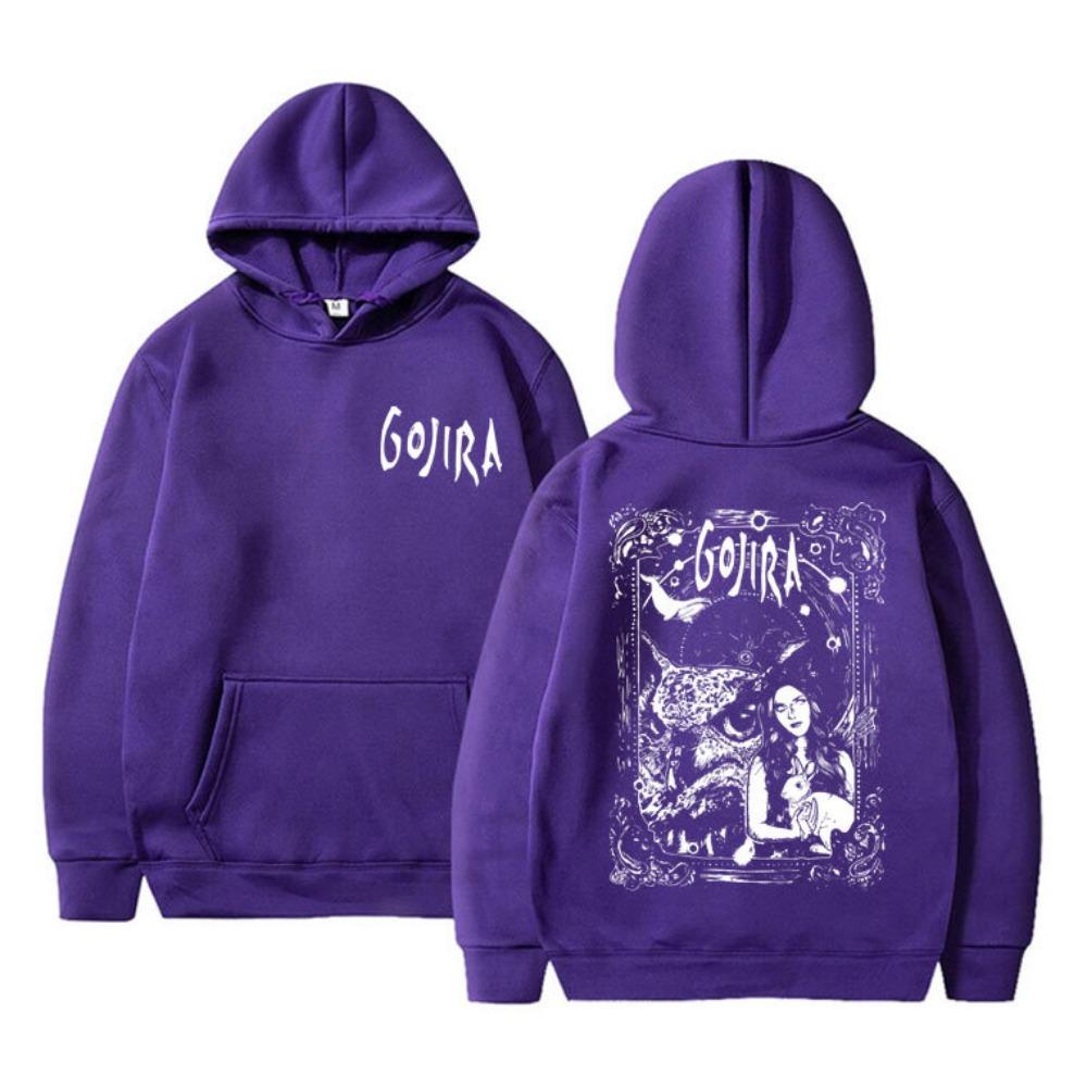 French Metal Band Gojira Graphic Hoodie Male Magma Sweatshir Men Fashion Printed Hoodie Sweatshirt Harajuku Hoodie Clothing